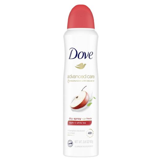 Dove Dry Spray Antiperspirant Deodorant Apple & White Tea