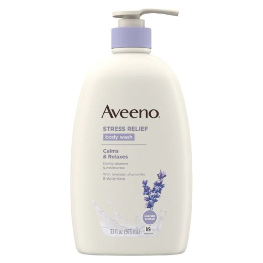 Aveeno Stress Relief Body Wash Lavender Chamomile Ylang Ylang
