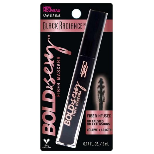 Black Radiance Bold & Sexy Fiber Mascara, Black