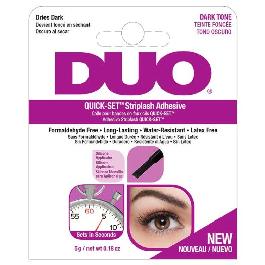 Duo Quick-Set Striplash Adhesive Dark Tone