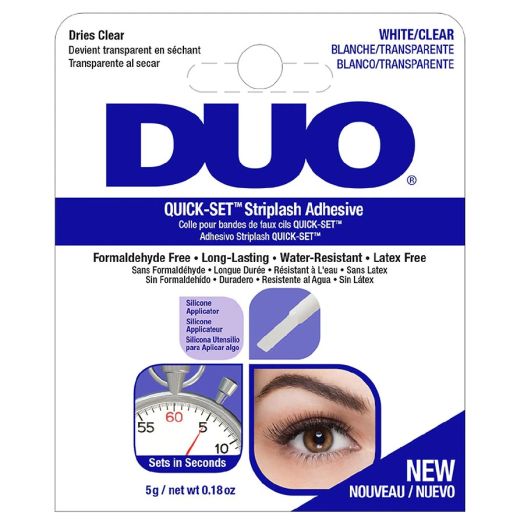 Duo Quick-Set Striplash Adhesive White/Clear