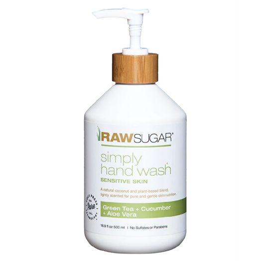 Raw Sugar Sensitive Skin Green Tea + Cucumber + Aloe Vera Hand Wash