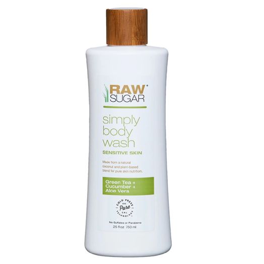 Raw Sugar Sensitive Skin Green Tea + Cucumber + Aloe Vera Body Wash