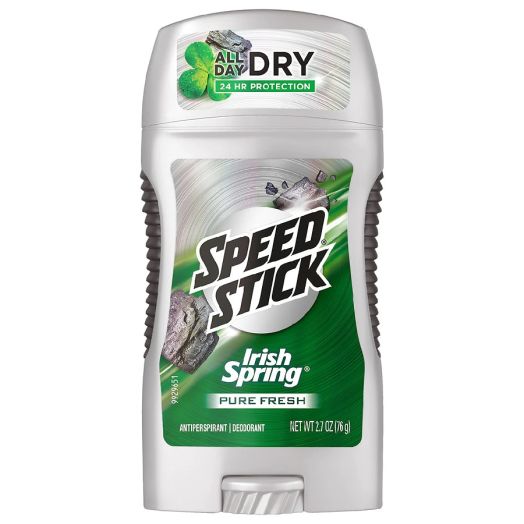 Speed Stick by Mennen Irish Spring Antiperspirant Deodorant Pure Fresh