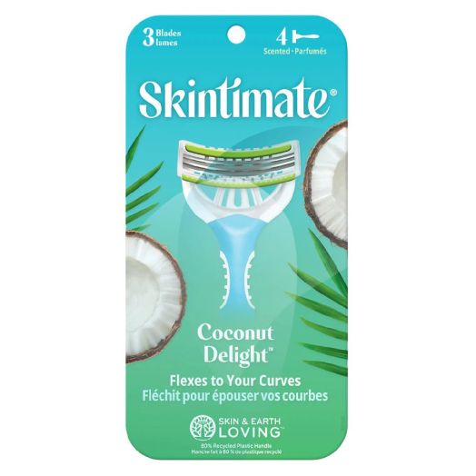 Skintimate 3-Blade Women's Disposable Razors Coconut Delight
