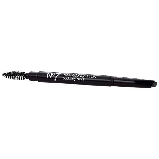 No7 Beautiful Eyebrow Sculpting Pencil, Black