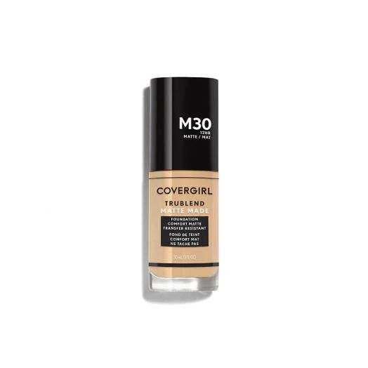 CoverGirl TruBlend Matte Made Liquid Makeup, M30 Honey
