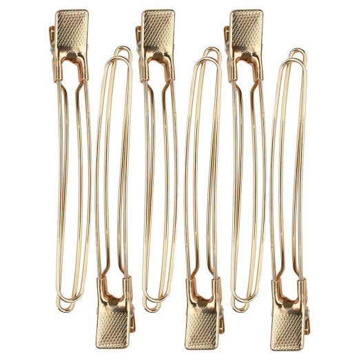 KITSCH Open-Shape Styling Clips Rose Gold