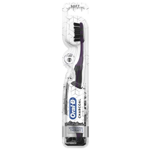 Oral-B Charcoal Whitening Therapy Toothbrush Soft