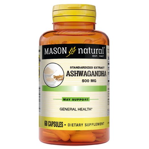 Mason Natural Ashwagandha 500 mg Capsules