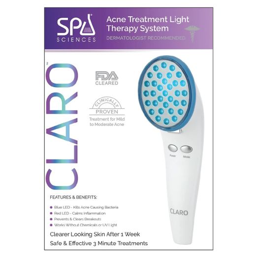 Spa Sciences CLARO Acne Treatment Light Therapy System White