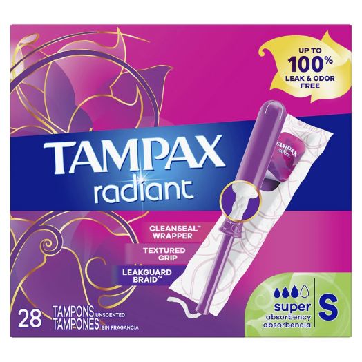 Tampax Tampons Super Absorbency, Unscented
