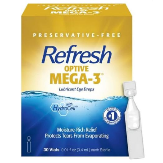 Refresh Optive Mega-3 Eye Drops Preservative Free