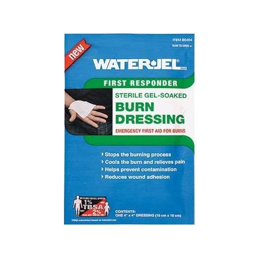 Safeguard Medical Water-Jel First Responder Sterile Gel-Soaked Burn Dressing, 8 x 18 Inch