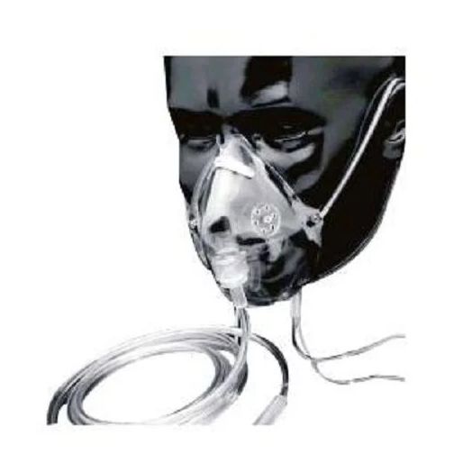 Salter Labs Elongated High Concentration Non-Rebreathing Mask, Adult with Elastic Headstrap