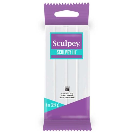 Sculpey III, 8 oz., White