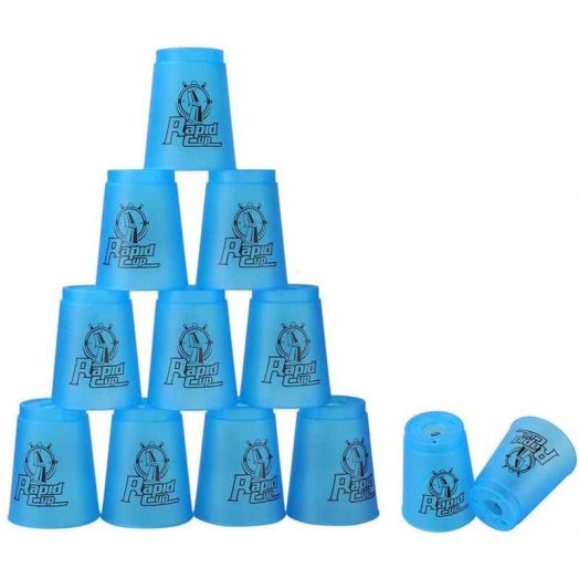 SEISSO Quick Stack Cups, 12 Pack Stacking Cups Game Toy Stackable Cups with 15 Stack Ways Classic Stack Toy Speed Training Game Fun Toys Halloween Christmas Gift,Deal on Sale Clearance