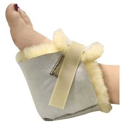 Sheepskin Ranch Sofsheep Sheepskin Heel Protector, Unisize Beige