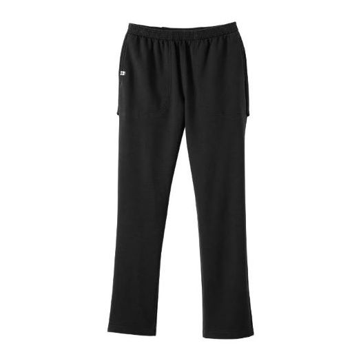 Silverts Women's Adaptive Open Back Fleece Pant, Black Small