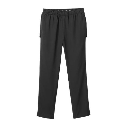 Silverts Women's Open Back Gabardine Pant, Black Small