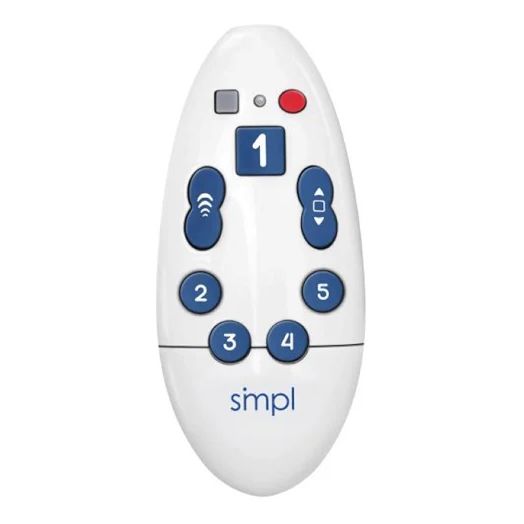 Simpl Technology SMPL Universal TV Remote, 5.5 x 2.6 x 1.5 Inch