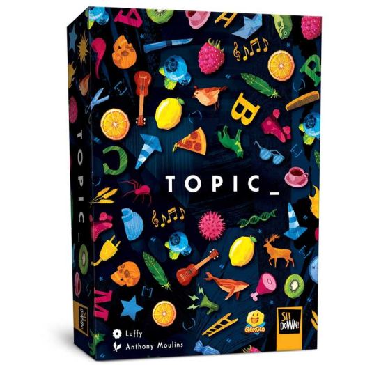 Topic_ - Card Game, Choatic Party Word Game, Family, Sit Down Games, Ages 8+, 2-6 Players, 15-30 Min