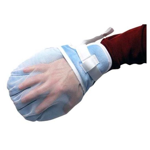 Skil-Care Rigid-Palm Hand Control Mitt, Tan One Size Fits Most 2-Strap