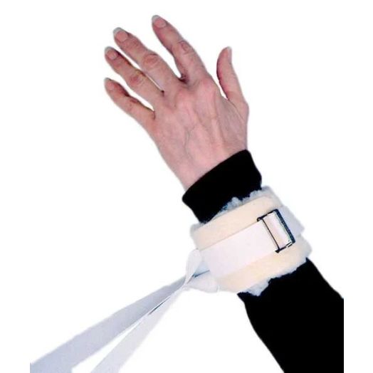 Skil-Care Sheepskin Limb Holder Ankle/Wrist Restraint, Tan Pair