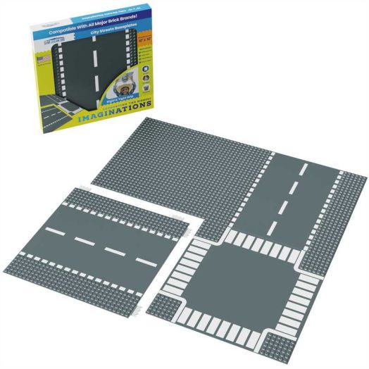 Gray Starter Baseplate 4-Pack