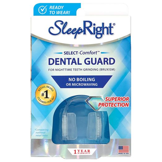 SleepRight Select No-Boil Dental Guard – Sleeping Teeth Guard – Mouth Guard To Prevent Teeth Grinding