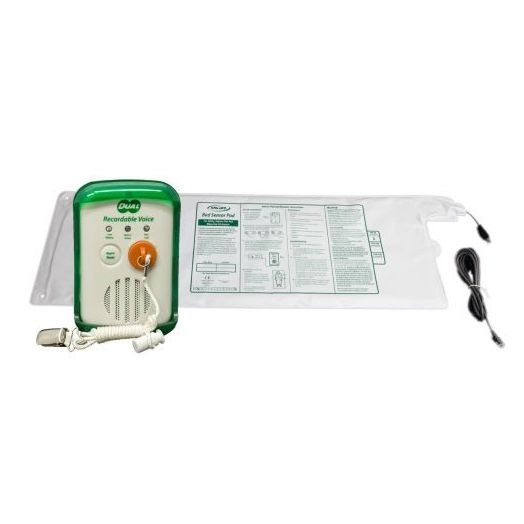 Smart Caregiver Dual Pull-String and Bed-Exit Recordable Voice Monitor, Fall Monitor
