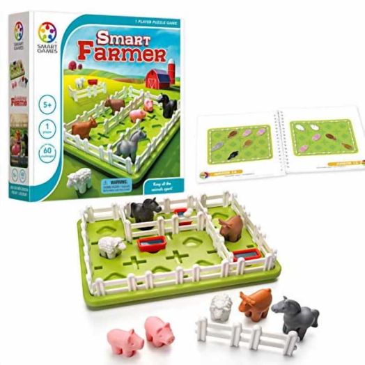 SmartGames Smart Farmer Puzzle Game for Ages 4 and Up