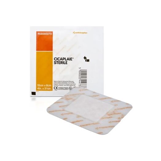 Smith & Nephew Cica-Care Self-Adhesive Silicone Gel Sheet, 5 x 6 Inch Sterile