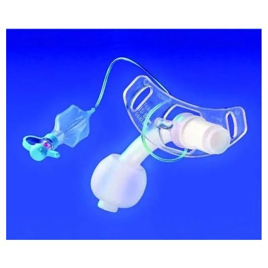 Smiths Medical Portex Uncuffed Flex D.I.C. Tracheostomy Tube, 10mm ID 13.7mm OD 79mm Yellow