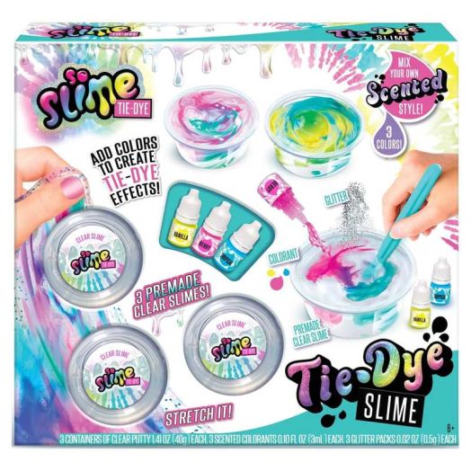 So Slime DIY - Premade Tie Dye Slime Kit - Create Tie Dye Slime!