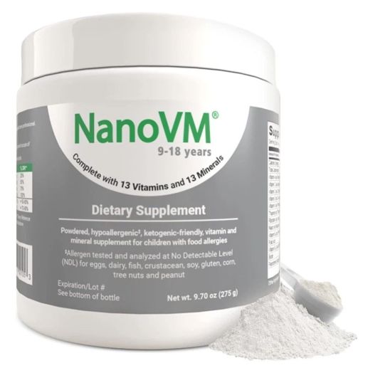 Solace Nutrition NanoVM 9-18 Years Pediatric Vitamin and Mineral Supplement
