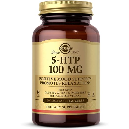 Solgar 5-HTP 100 mg Vegetable Capsules, 90 Ct