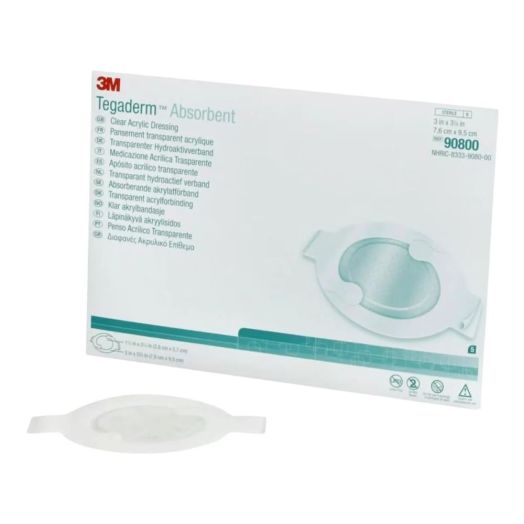 Solventum 3M™ Tegaderm™ Absorbent Clear Acrylic Dressing, 7-1/2 X 8 Inch