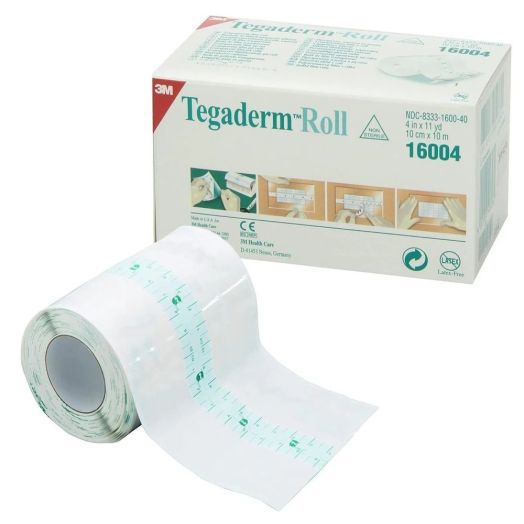 Solventum Tegaderm Transparent Film Roll, 4 Inch x 11 Yards