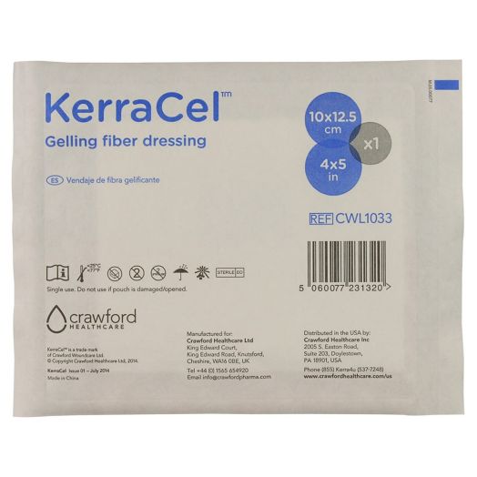 Solventum 3M Kerracel Gelling Fiber Dressing, 4 x 5 Inch