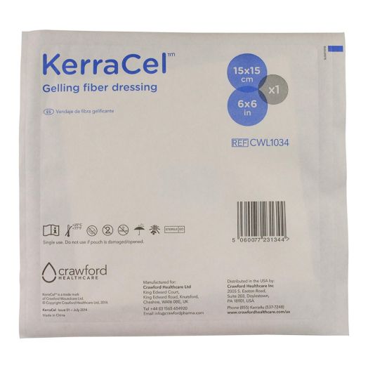 Solventum KerraCel™ Gelling Fiber Dressing, 6 x 6 Inch