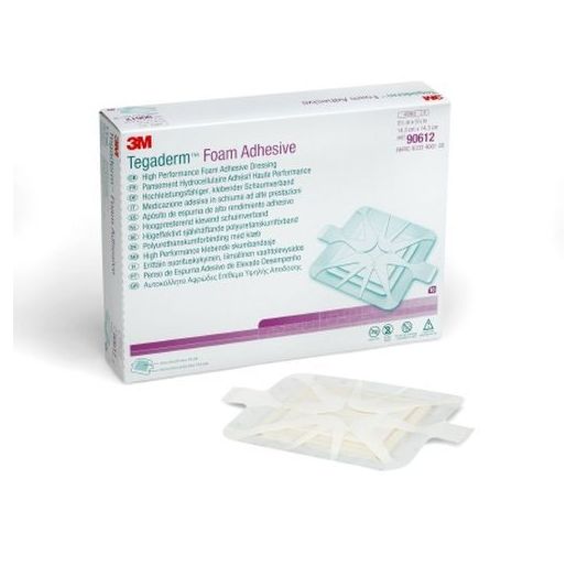 Solventum Tegaderm High Performance Foam Adhesive Dressing, 5-5/8 x 5-5/8 Inch Square