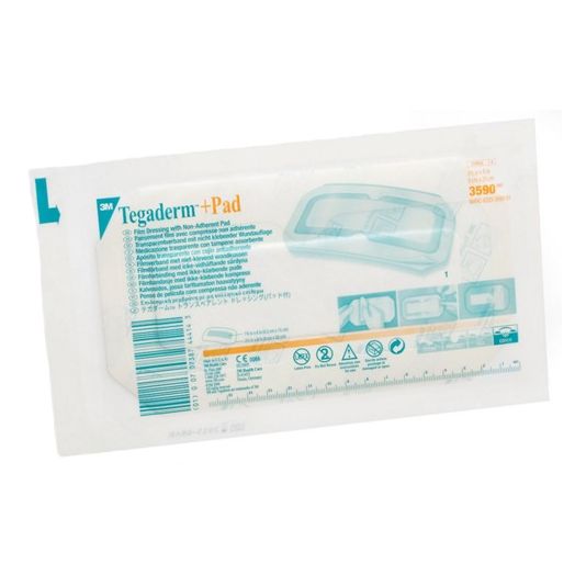 Solventum 3M™ Tegaderm™ +Pad Film Dressing, 3.5 x 8 Inch Box of 25