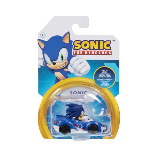 Sonic 1:64 Die-Cast Vehicle - Sonic (Speed Star v2)