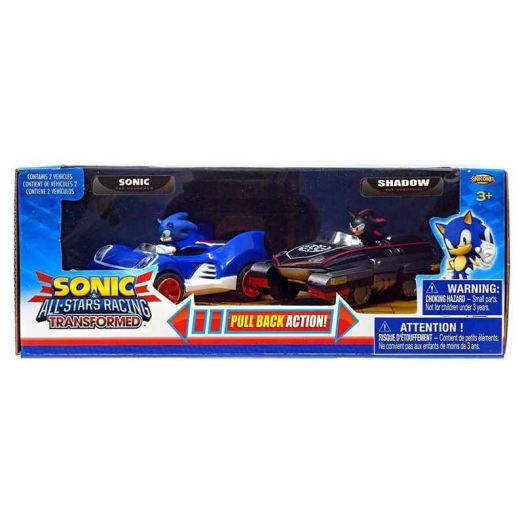 sonic all stars racing pull back action sonic and shadow