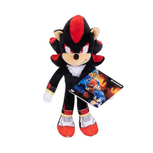 Sonic 3 Movie 9 inch Basic Ultra Soft Plush Stuffed Animal Shadow Figure