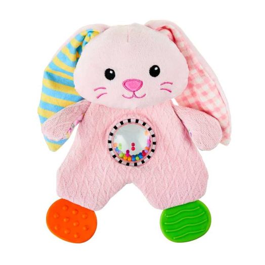 Spark.Create.Imagine Snuggle Bunny, Pink, 9.5"