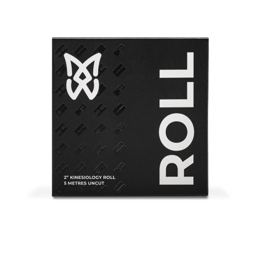 SpiderTech Therapeutic Kinesiology Tape Roll, Black 2-Inch x 16.4 Feet