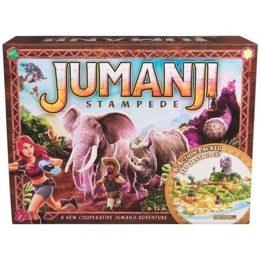 Spin Master Games, Jumanji Stampede Cooperative Board Game, Ages 8+