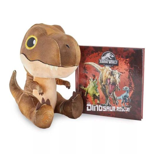 Jurassic World T. Rex Plush & Book